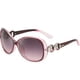thumbnail image 1 of Gafas de sol retro de gran tamaño para mujer, con protección ancha, de diseñador, ovaladas y elegantes., 1 of 8