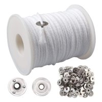 Magideal - De Fabricación De Velas, De Suministros De Fabricación De Velas, Mechas De Algodón Para Hacer Velas, Juego De Bricolaje Para Velas, Apto Para 18 Veces Compartido