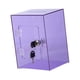 thumbnail image 1 of Caja De Ahorro De Dinero De Acrílico Con Cierre, Tarro De Ahorro Transparente Para Dormitorio De Ni?os Y Adolescentes, Violeta, 1 of 5