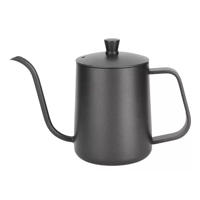 Genérico - Tetera De Cuello De Cisne Negra, 350 Ml, Para Café O Té