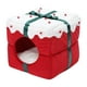 thumbnail image 4 of Casa Cueva En Forma De Caja De Navidad Semicerrada Nido Cálido Cama Para Perros Tienda Camas Para Gatos, 4 of 4