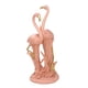 thumbnail image 2 of Estatua De Pareja De Flamencos, Adorno Artístico Para Aniversario, Boda, Compromiso, 2 of 5