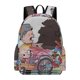 thumbnail image 1 of El Chico Loco-theme Backpack, Campus style schoolbag Bookbag with Adjustable Shoulder Straps And Large Zip Compartment, Unisex Travel Bags.42x30x15cm, 1 of 6