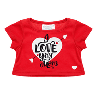 Polera Build A Bear I Love You More Corazón