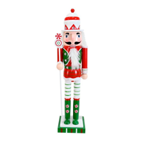 Wakeshome - Soldado Cascanueces Navideño Madera Adorno Arbol De Navidad