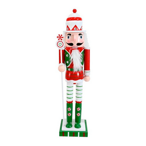 Wakeshome - Soldado Cascanueces Navideño Madera Adorno Arbol De Navidad