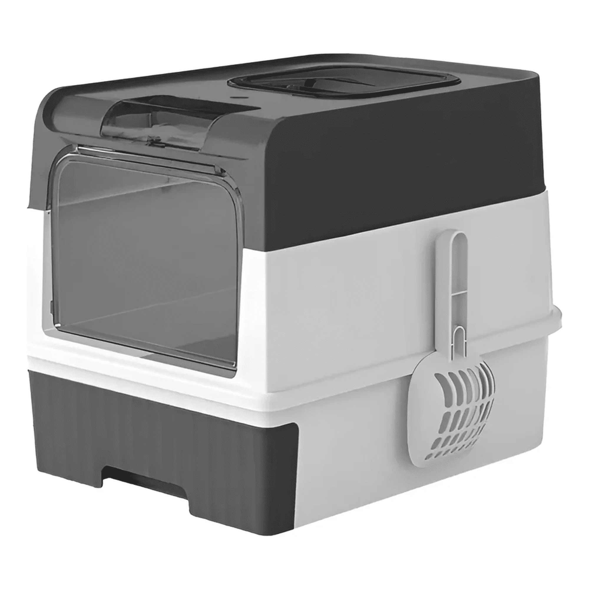 Arenero Cerrado Grande Para Gatos - Xl Caja Extraíble