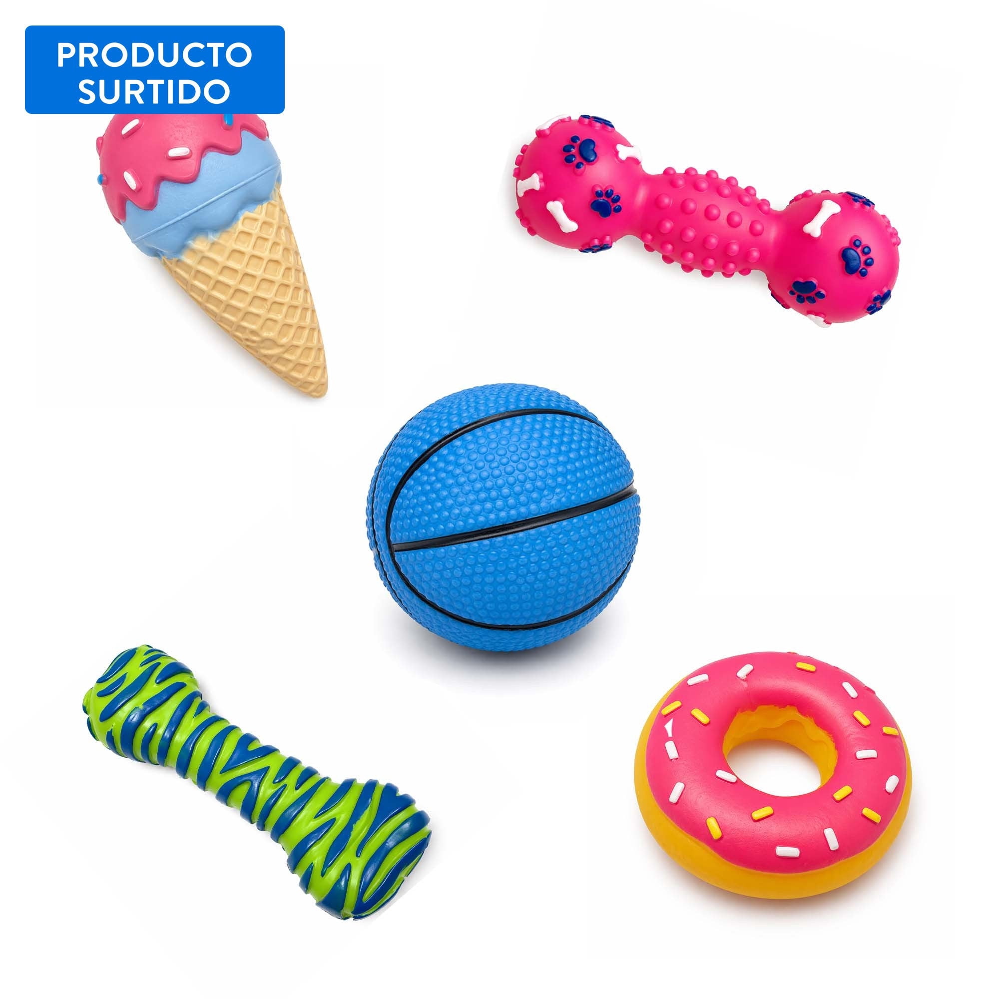Juguetes Para Perros Básico Vinilo 1 Un Buddy Pet