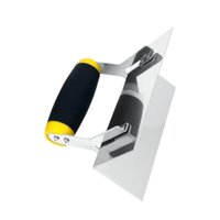 Magideal - Paleta De Esquina Para Albañilería, Herramienta De Enyesado De Estuco, Multifuncional, Resistente A La Oxidación, De Acero Inoxidable, 6 Pulgadas De L Estilo A