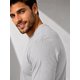 thumbnail image 2 of Polera Manga Larga De Hombre 250g/m Cuello Redondo Algodon Gris M Lisa, 2 of 3