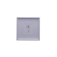 Vgo - Marco 20X20 Para Foto 10X10 Blanco Blanco