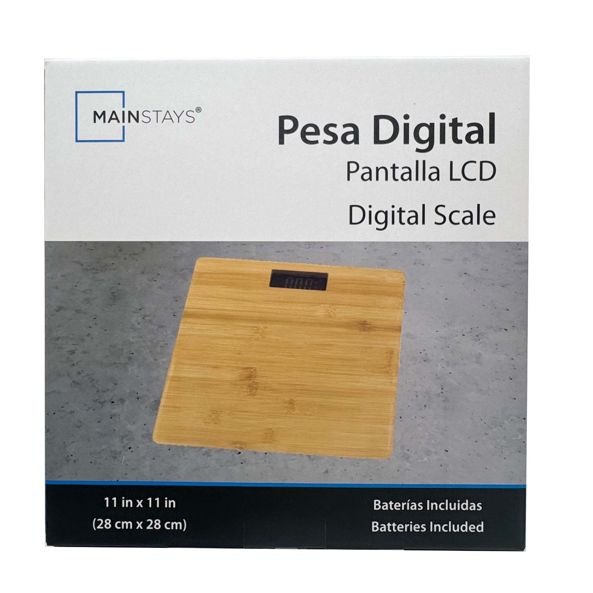 Pesa Digital 28x28cm Bamboo Mainstays