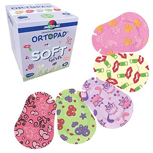 Parches Para Ojos Ortopad Soft Bamboo Para Niñas, Tamaño Junior, 50 Unidades
