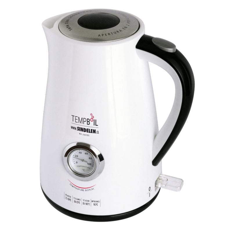 Sindelen - Hervidor De Agua Blanco 1.7 Litros Ha-2660Bl