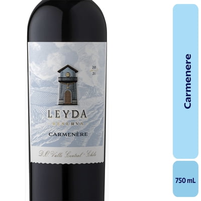 Vino Carménère Botella 750 Ml Leyda