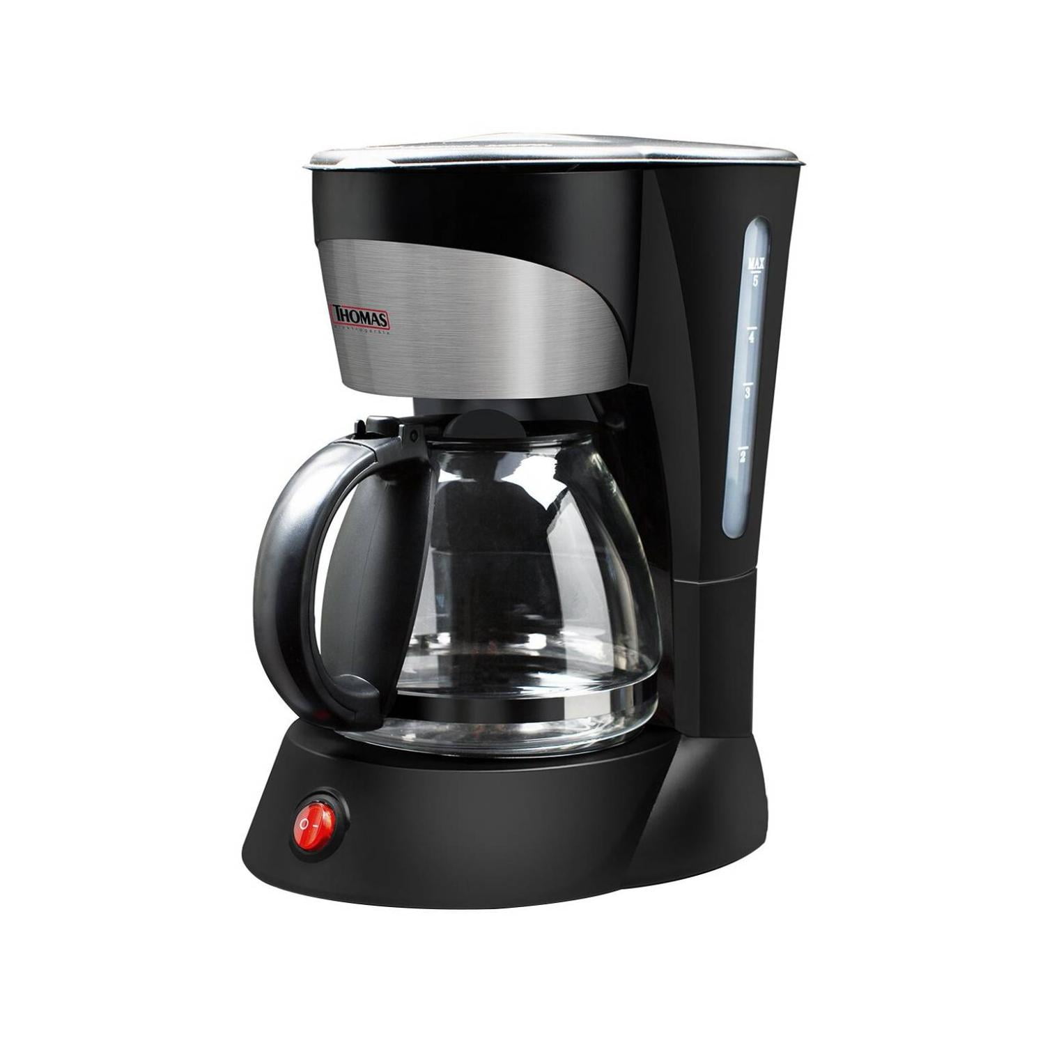 Thomas - Cafetera Electrica Con Jarra De Vidrio 800w Th-130