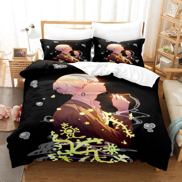 Mushishi Bedding Set Single Twin Full Size Bed Set Adult Kid Bedroom Duvet cover Sets Anime Bed Sheet Set Bed Sheets