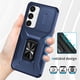 thumbnail image 2 of Funda Armada para Samsung Galaxy S25 Plus 5G con Tapa Deslizante y Soporte Magnético Giratorio Azul, 2 of 5