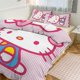 thumbnail image 1 of Hello Kitty Room Decor Bedding Set with Sheets And Pillow Cat 3 Piece Bedding for Boys Girls Kids Twin, 1 of 5