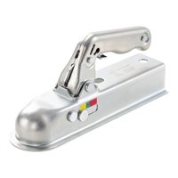 Magideal - Acoplador De Remolque Recto Acoplador De Bola De Enganche De Remolque, Fácil De Usar, Resistente, Hardware De Piezas De Remolque Para Remolque De Rv