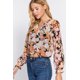 thumbnail image 2 of Blusa Tejida Estampada con Detalle de Lazo en la Parte Delantera, 2 of 5