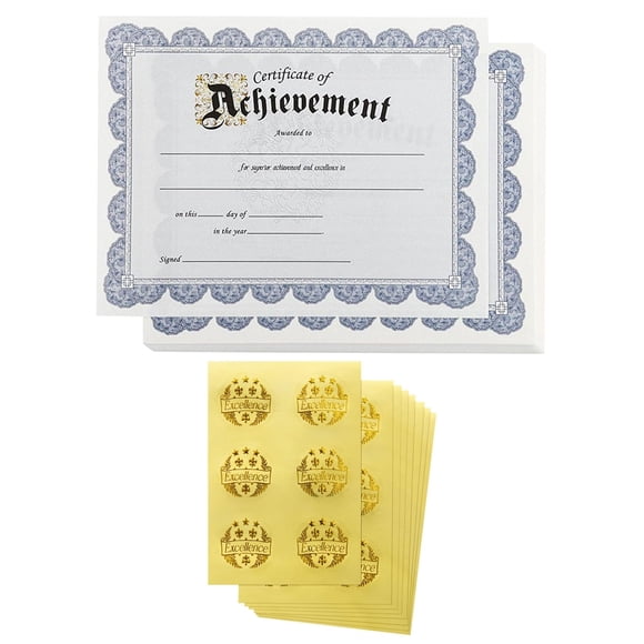 Set de Certificados de Logro Best Paper Greetings 96 piezas