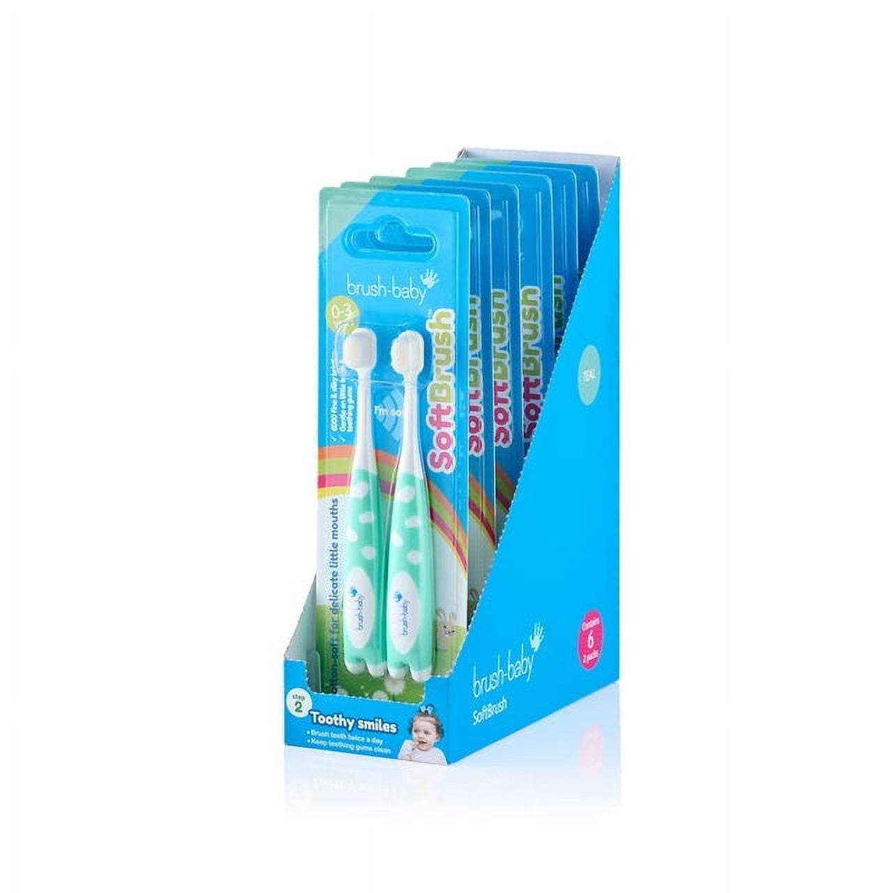 Brush-baby - Cepillo De Dientes Para Bebés (2 Unidades)