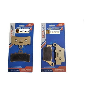 Genérico - Pastilla Freno Delantera+Trasera Svartpilen 200 Sinterizadas Negro