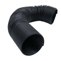 Ioensy - Tubo De Manguera De Admisión De Aire Flexible Para Automóvil Tubo De Expansión Flexible De Rendimiento Estable Negro 50 Mm De Diámetro