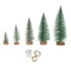 thumbnail image 4 of Adorno De árbol De Navidad Artificial Con Luces Para Escaparate De Tienda De Oficina De Navidad 5 Uds Luz Verde Y Cálida, 4 of 5