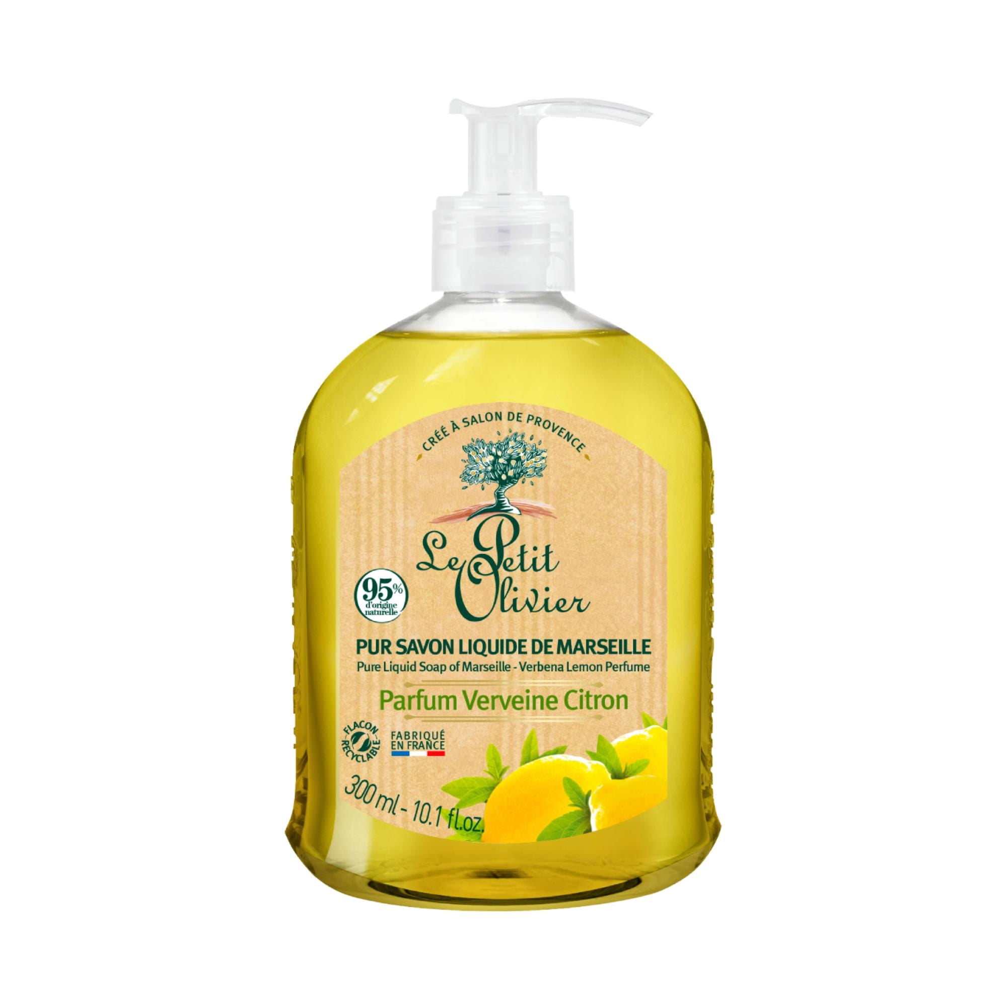 Jabón Liquido De Marsella Verbena Y Limón 300 ml Le Petit Olivier