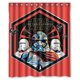 thumbnail image 1 of Cortina de ducha de Star Wars, juego de cortina de baño con ganchos, tamaño 60 x 72 pulgadas, 1 of 3