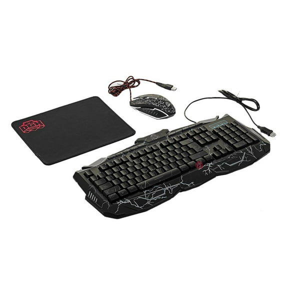 Kit Teclado + Mouse Y Mouse Pad Gamer Angel Of Death - PS