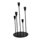 thumbnail image 1 of Decoración De Mesa Con Candelabro Cónico Negro Con 5 Cabezales Para Recepción Nupcial, 1 of 5