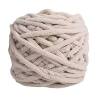 Bothyi - Hilo De Chenilla Grueso Y Suave Para Tejer A Mano, Mantas Tejidas, Proyectos De Crochet, Color Caqui