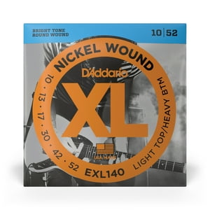Set De Cuerdas Guitarra Eléctrica 10-52 Exl140 Daddario