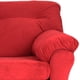 thumbnail image 5 of Sofá Mateo 1 Cuerpo - Tela Felpa Rojo, 5 of 5