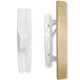 thumbnail image 1 of Juego de manijas para puerta corrediza de patio ALLYWASAI estilo mortise, blanco, 1 of 6