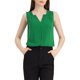 thumbnail image 1 of INSPIRE CHIC Blusa de Chifón sin Mangas con Cuello en V para Mujer de Oficina XS Verde, 1 of 6