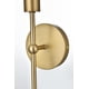 thumbnail image 3 of Aplique de Pared Living District Keely Negro Latón 31 cm, 3 of 9