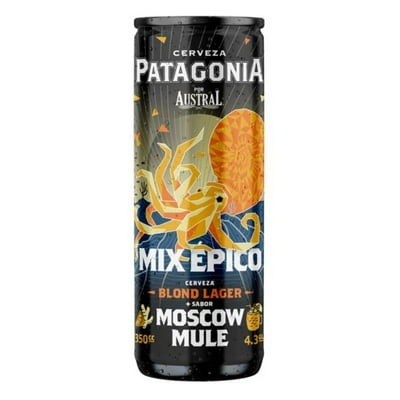 Cerveza Lager Blond Moscow Mule 4.3° Lata 350 Ml Patagonia