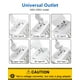 thumbnail image 3 of Adaptador de enchufe de viaje Acer Universal con 5 puertos USB 5,8 A, color blanco, 3 of 3