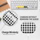 thumbnail image 5 of Estuche KLJFHWJI para AirPod Pro 3 (2025) negro a cuadros, 5 of 6