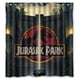 thumbnail image 1 of Cortina de ducha 3D de Jurassic Park, juego de cortina de baño con ganchos, tamaño 60 x 72 pulgadas, 1 of 3
