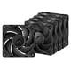 thumbnail image 1 of Ventilador ARCTIC P12 Pro 120 mm PWM 450‑2000 RPM (paquete de 5), 1 of 2