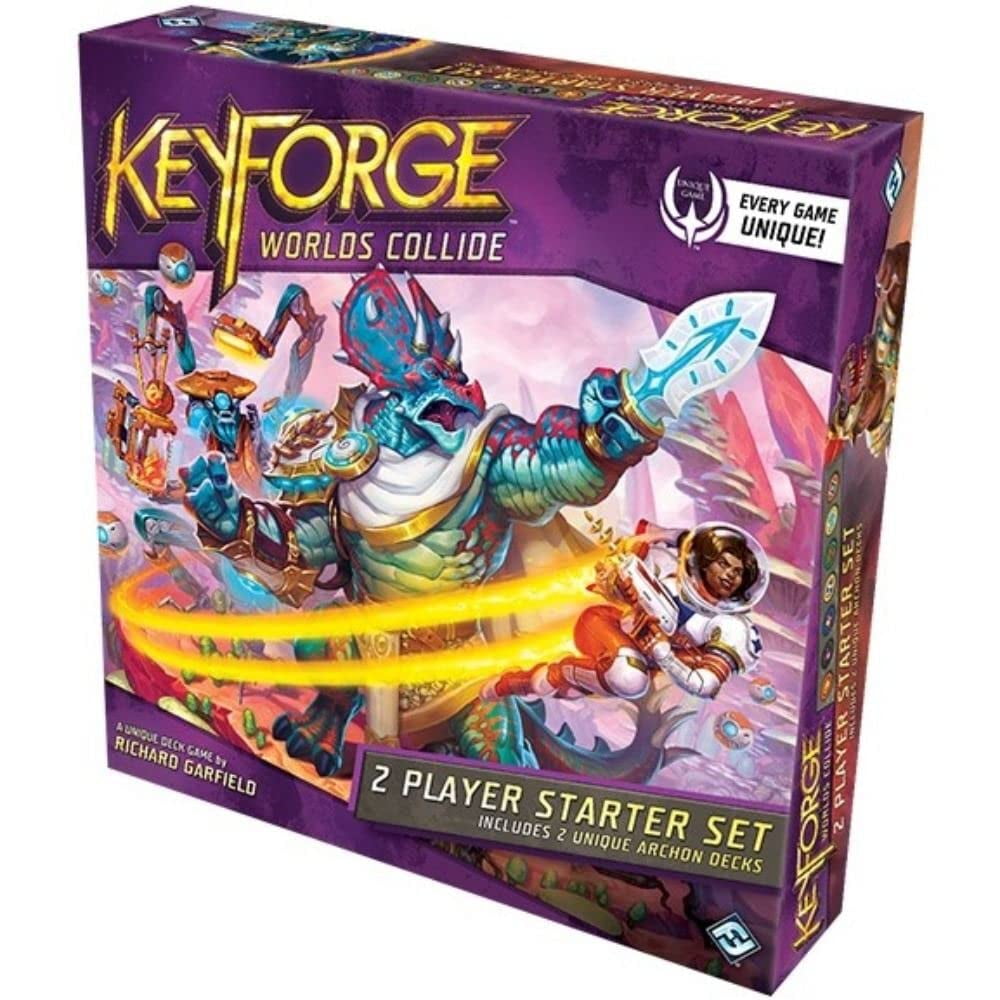 Juego de cartas Fantasy Flight Games KeyForge Worlds Collide