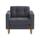 thumbnail image 1 of Sofa Retro 1c Felpa 04 Gris, 1 of 6