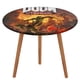 thumbnail image 1 of Doom Eternal-theme Fitted Round Tablecloths Elastic Edged Table Covers Waterproof Table Cloth for Kitchen Holiday Party Tables Decor 120cm, 1 of 6