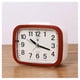 thumbnail image 3 of Reloj Despertador Cuadrado 4x13x10cm Borde de Madera Oscuro, 3 of 3