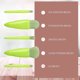 thumbnail image 3 of Xiao Hua Juego de 5 Piezas de Brochas de Maquillaje Portátiles para Viaje, mini Juego de Brochas de Maquillaje Multifuncional, Caja de Juego de Brochas de Maquillaje con Espejo, Verde, 3 of 4